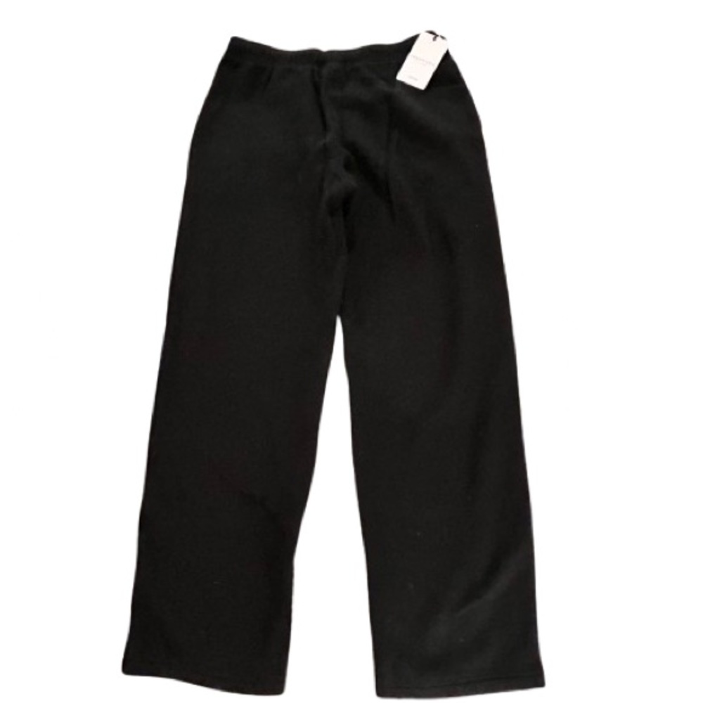 π- Aritzia Cozy Sweatfleece Mega Straight Sweatpant. Black. Size: Medium - Picture 11 of 16